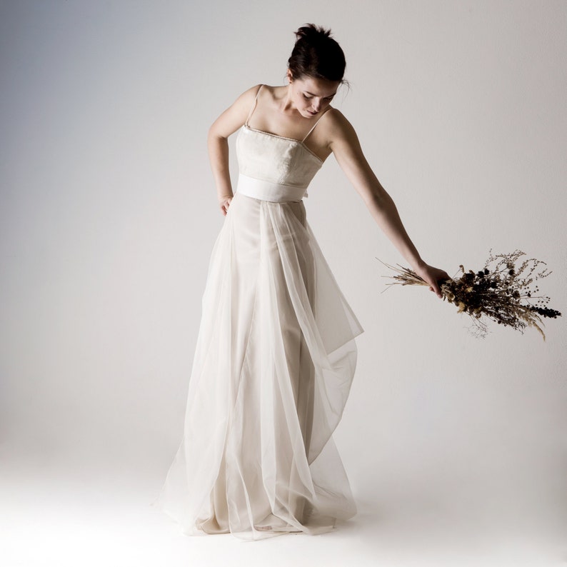 Sample Sale Wedding Dress Boho Wedding Dress Winter Wedding Etsy