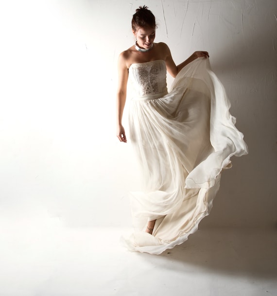 Vestito da sposa abito da sposa abito di seta vestito da | Etsy Italia