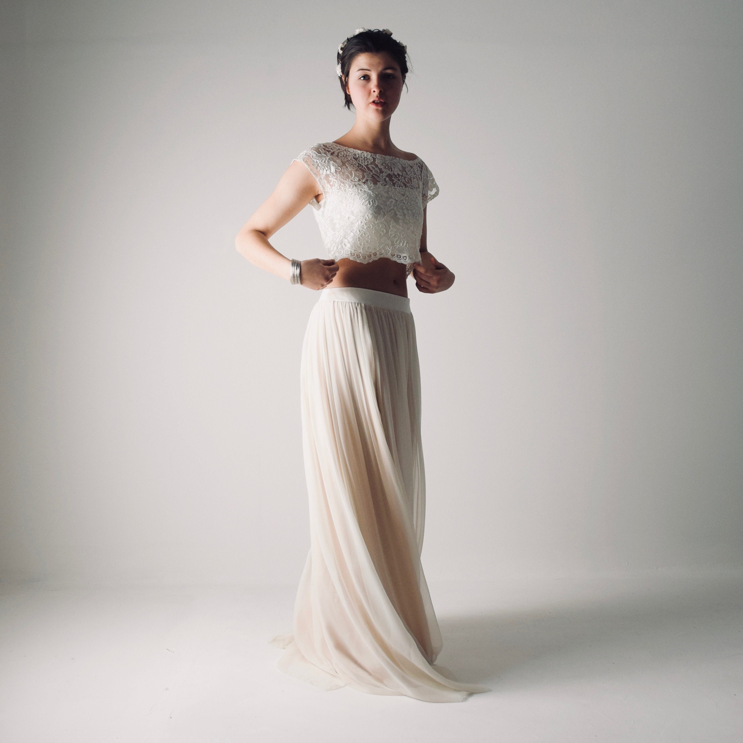 Abito da sposa Hippie Coordinato da sposa alternativo | Etsy Italia
