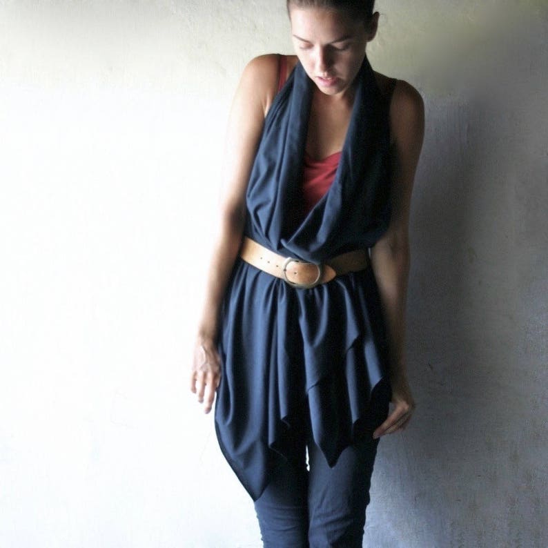 halter top with cardigan