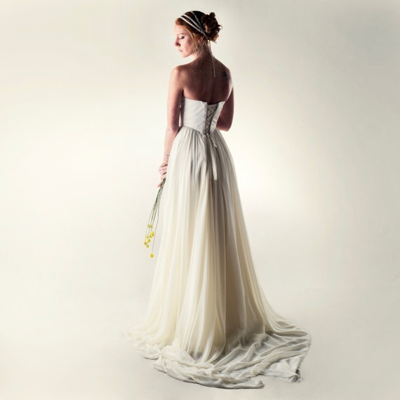 Abito da sposa classico Abito da sposa romantico Abito da | Etsy Italia