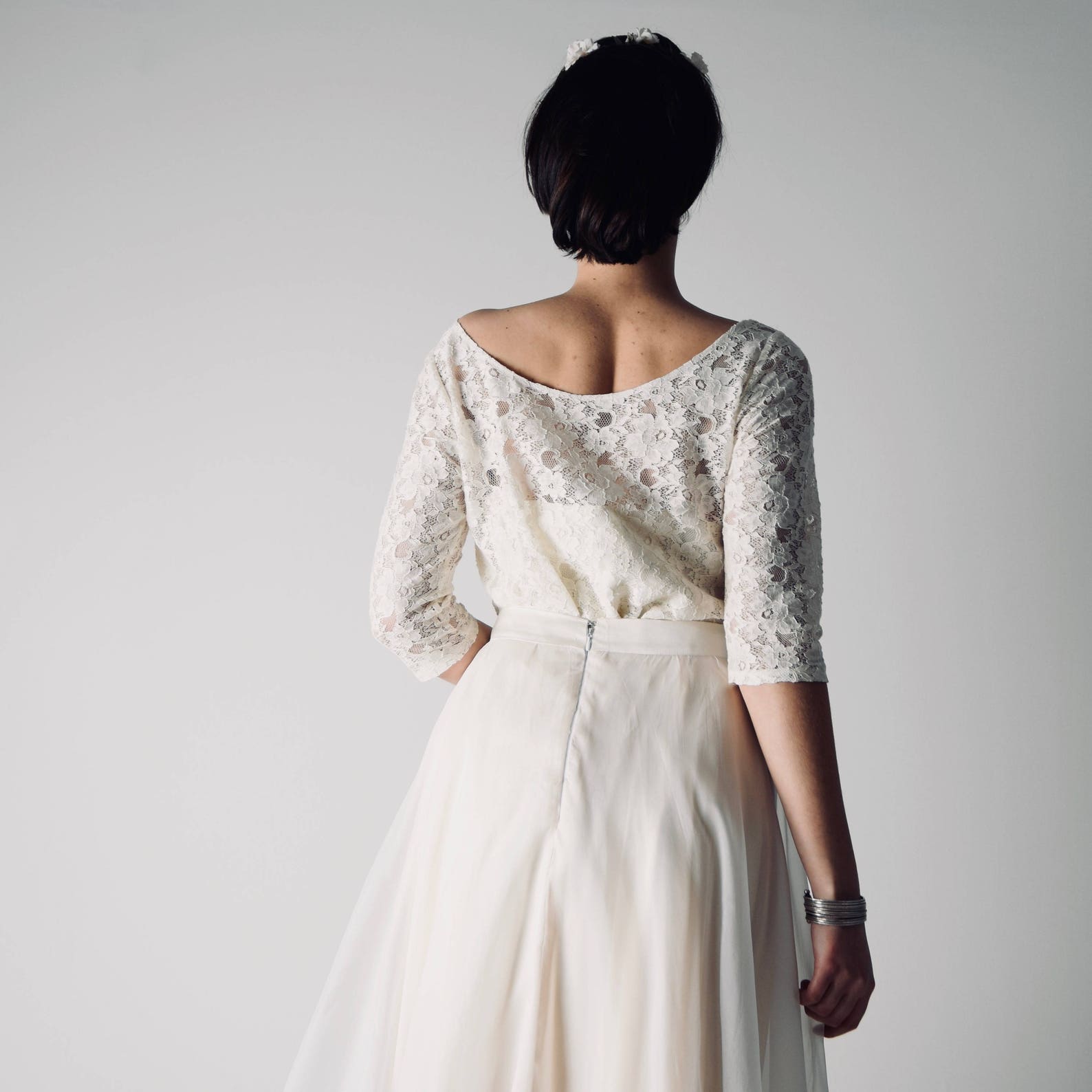 Lace Wedding Top Long Sleeve Wedding Dress Lace Top Bridal Etsy UK