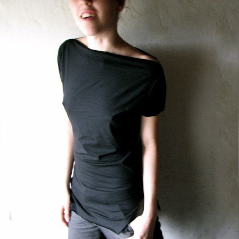 boat neck short sleeve t shirt