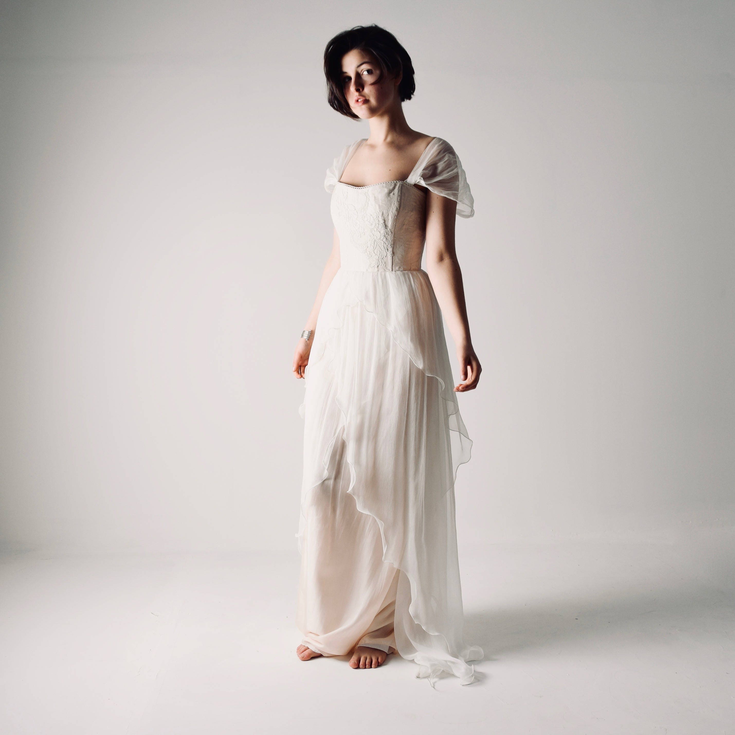 boho wedding dress sample sale Coco 6205