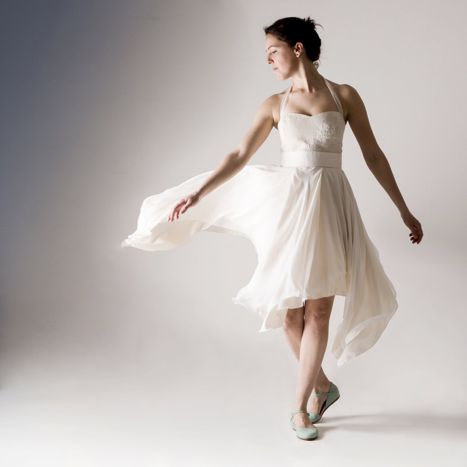 high low boho wedding dresses