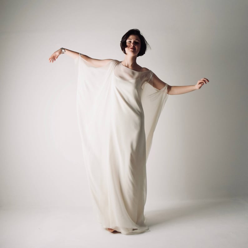 Simple Wedding Dress Pagan Wedding Dress Beach Wedding Etsy