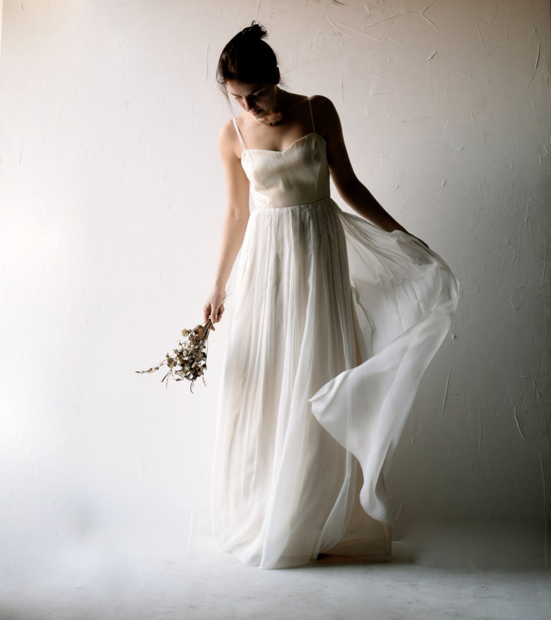 etsy modest wedding dress