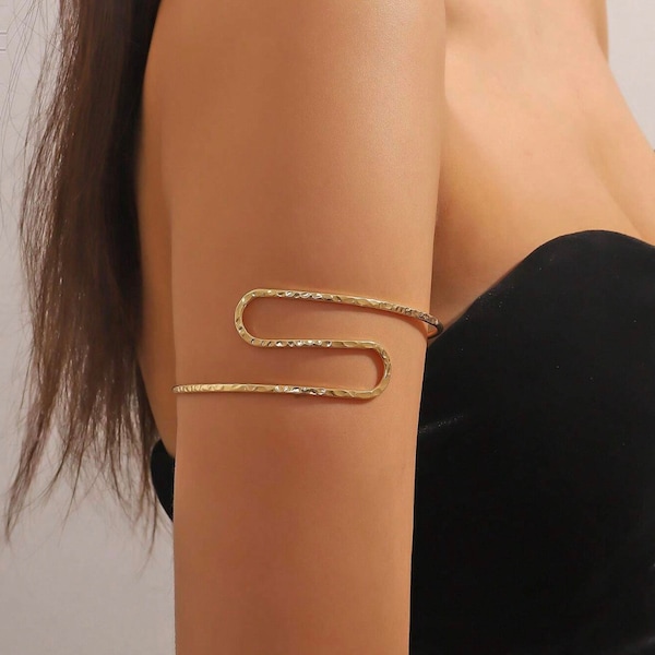 Minimalist Simple Arm Band / Upper Arm Cuff / Thin Arm Band / Upper Arm Jewelry / Arm Bracelet / Valentines Day Gift