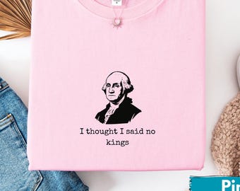 No Kings Shirt, Protest Shirt, No Kings In America, Resist, Oversize, Womens, Mens, Unisex Bella Canvas T-shirt, Anti Trump Shirt, Political