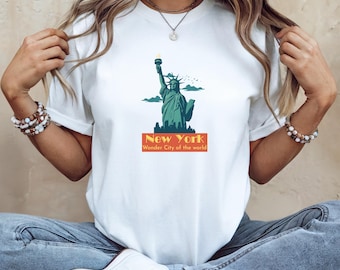 Vintage New York City T-Shirt: Bella Canvas Cotton NYC Tee