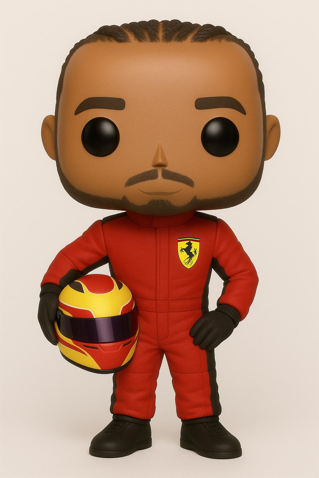 Lewis Hamilton 3D Model | Funko Pop Style Lewis Hamilton STL | Formula 1 Champion funkopop Digital Download |  F1 Legend Bust