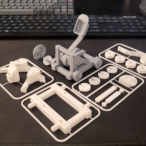 3D-afdrukbare katapultkitkaart | 3D-afdrukbaar STL-bestand | Katapult STL