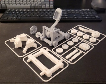 3D Printable Catapult Kit Card | 3D Printable STL File | Catapult STL
