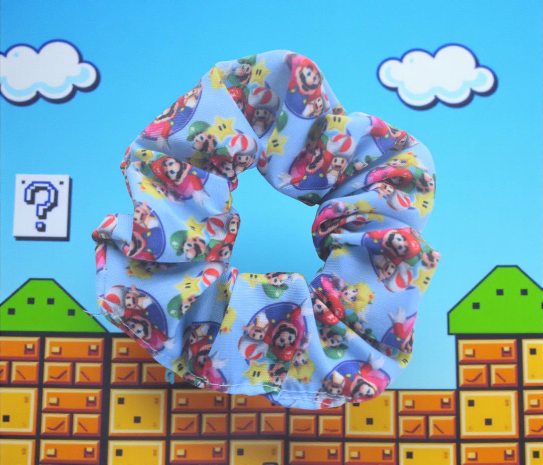 Super Mario Bro Scrunchie. Super Mario Bro Scrunchy. - Etsy