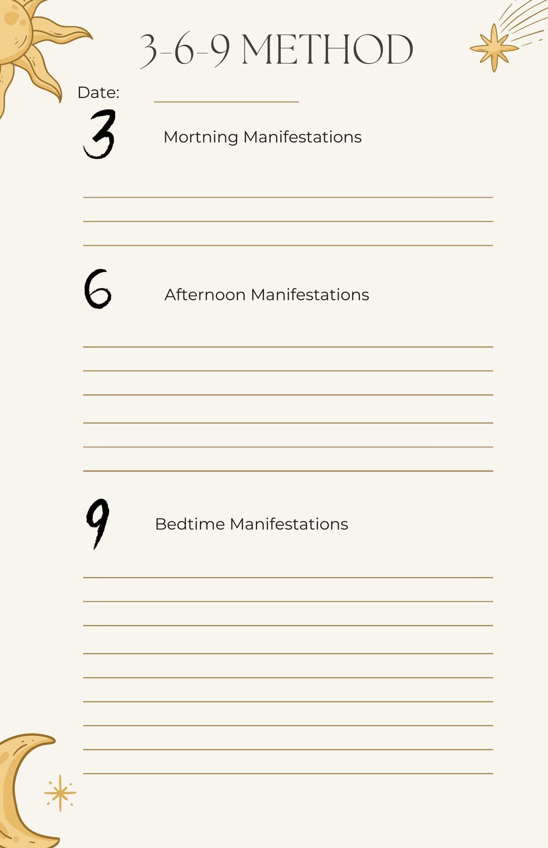 Manifestation Journal - Etsy