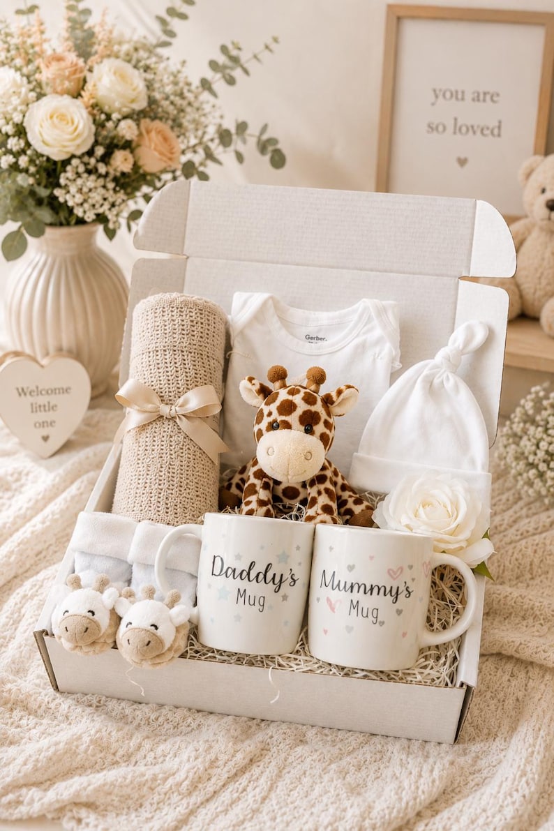 Baby Gift Box | New Baby Gift Set UK | Baby Shower Gift Hamper | Mummy ...