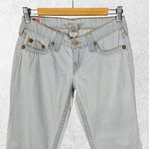 Vintage True Religion Casey Jeans W26 L30 Blue USA Made Low Rise Women’s image 6