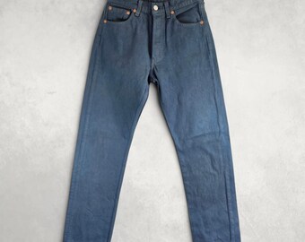 Levi’s 501 Jeans W26 (W28) L31 Blue Straight Leg Button Fly Vintage USA