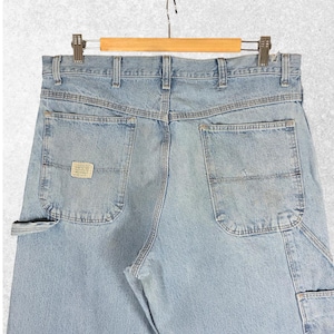 Vintage Wrangler Carpenter Jeans W35 L30 (Tagged W34 L32) Blue Relaxed Workwear image 5