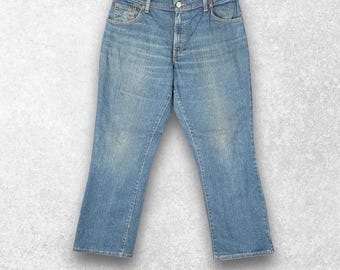 Levi’s 550 Relaxed Bootcut Jeans UK 10 S Blue Y2K Women’s