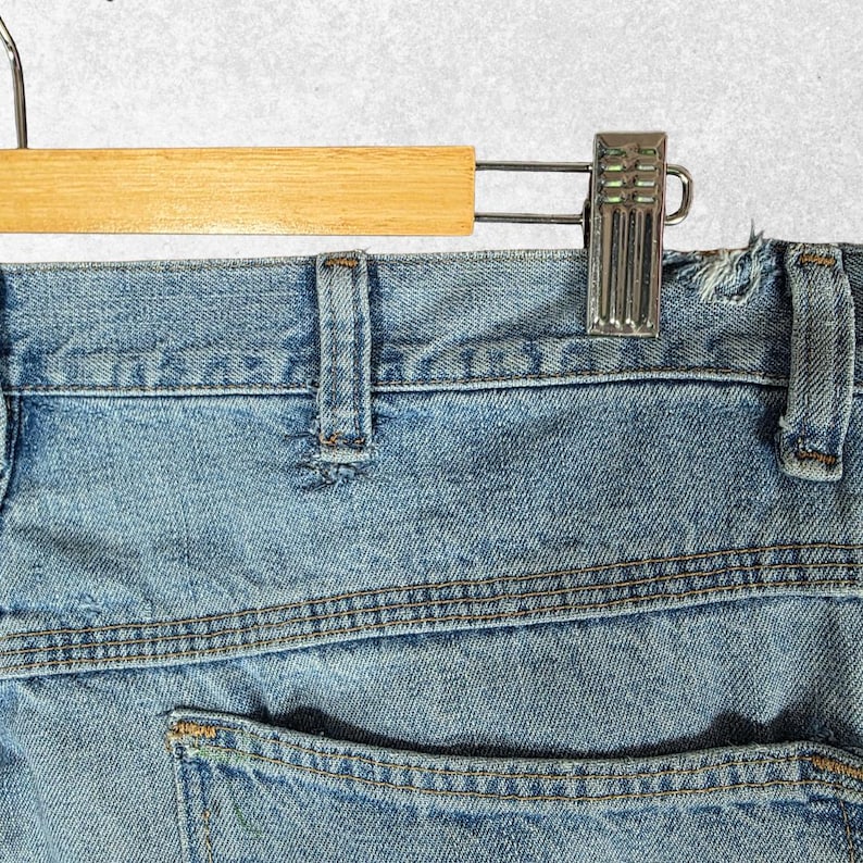 Vintage Wrangler Carpenter Jeans W35 L30 (Tagged W34 L32) Blue Relaxed Workwear image 8