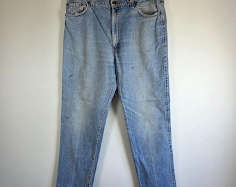 Levi’s Vintage Orange Tab Jeans W40 L32 Relaxed Fit USA Made Blue Denim