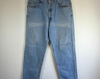 Levi’s 550 Jeans W38 L30 Relaxed Fit USA Made Blue Denim Vintage Men’s