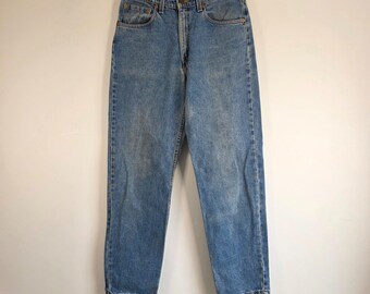 Vintage Levi’s 550 Relaxed Fit Jeans – Blue Cotton USA Made (W31 L32)