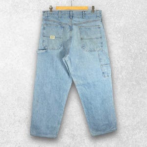 Vintage Wrangler Carpenter Jeans W35 L30 (Tagged W34 L32) Blue Relaxed Workwear image 1