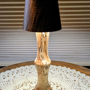 Rechargeable Wireless Touch LED Wooden Desk Lamp