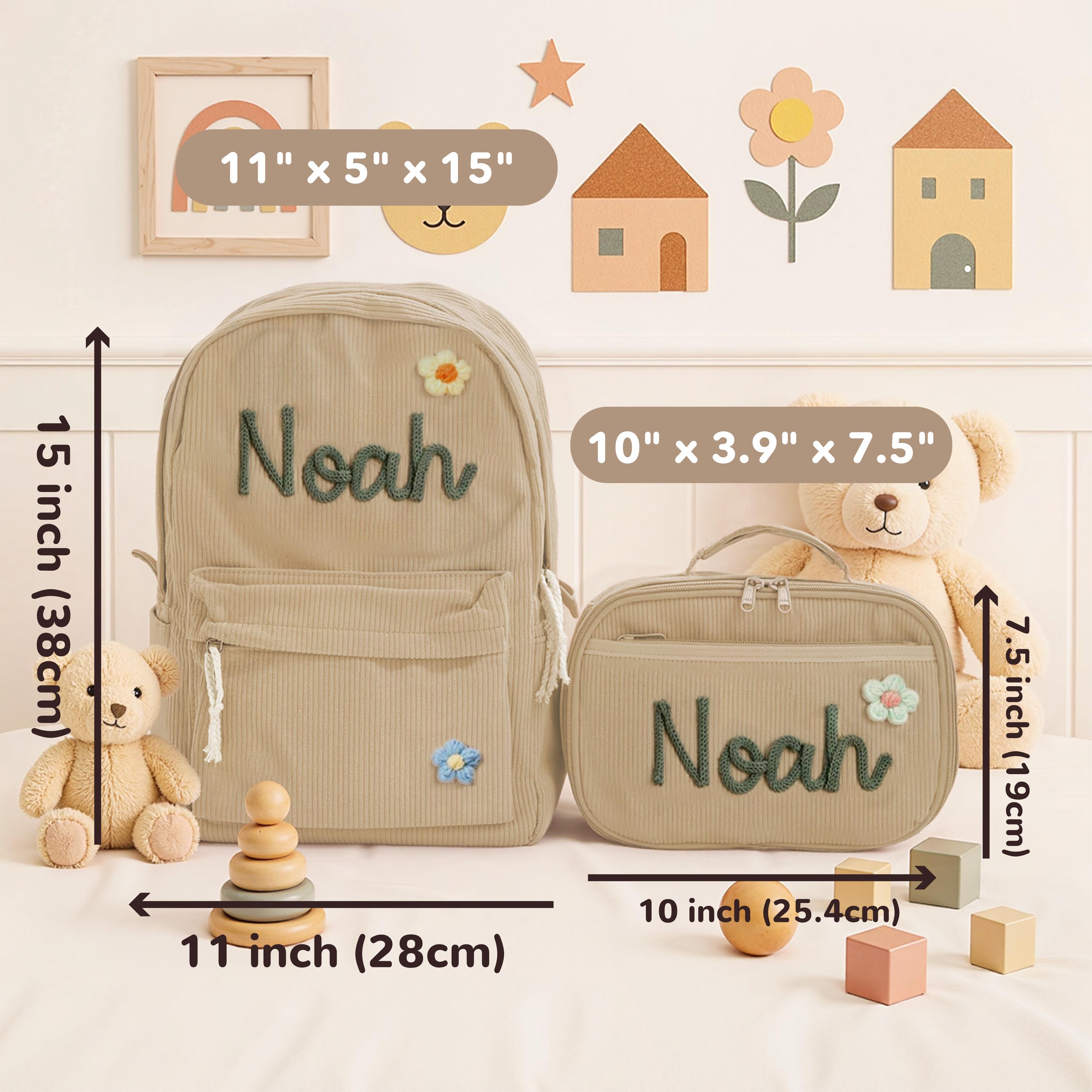 Personalized Back to School Kit - Monogrammed Backpack and Lunch Bag ...