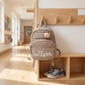 Personalized Toddler Backpack with Name, Quilted Daycare Cubby bag, Preschool Back To School Gift