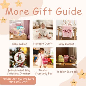 Manta de tricô personalizada para bebê, bordada e com monograma, presente para recém-nascido, manta com nome do bebê, presente para chá de bebê, presente para quarto de bebê, manta para menina. imagem 7
