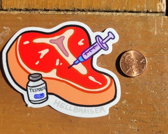 Trans Meat Sticker - Testosterone HRT-boy