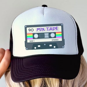 Trucker Hat Trucker Cap Retro Hat for Women Hat for Men Trendy Cap for Men Cap for Women Gift for Her Gift for Him Foam Hat Vintage Music