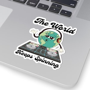 Funny Sticker EDM Sticker Rave Sticker Cute Sticker Music Sticker DJ Sticker Cartoon Sticker Trendy Sticker Gift for Rave Lover EDM Lover