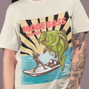 Mehr Bass T-Shirt Rave Outfit für Rave-Liebhaber Musik-Festival Outfit Geschenk für EDM-Liebhaber Rave T-Shirt EDM Tee Rave Retro Bass Vintage Bass
