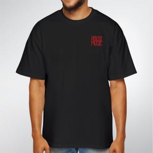 Oversized House Music Tee, EDM Rave Festival Shirt image 3