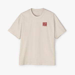 Oversized House Music Tee, EDM Rave Festival Shirt image 8
