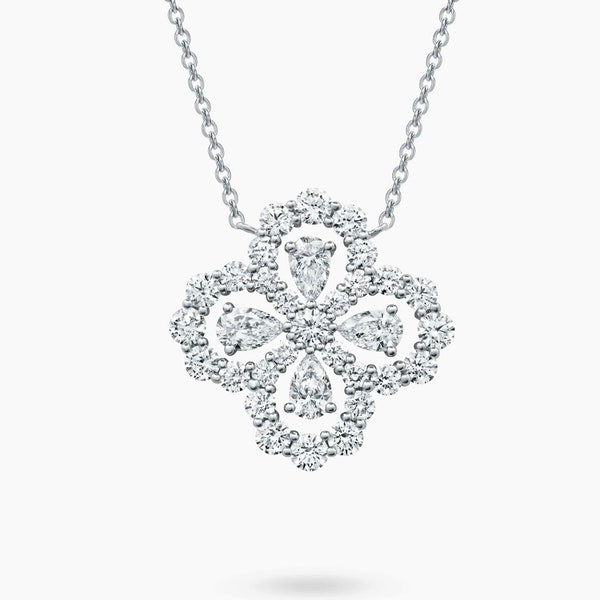 LAB GROWN DIAMOND Harry Winston Style Loop necklace