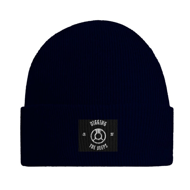 Orginal Cuffed Beanie Beechfield B45 Oxford Navy