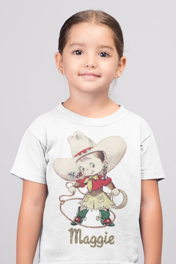 Camisa de vaquera personalizada de niñas camisa - España