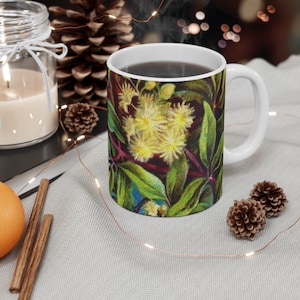 Clematis Flower Vine Mug