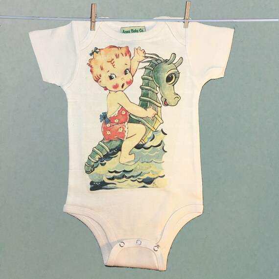 seahorse onesie