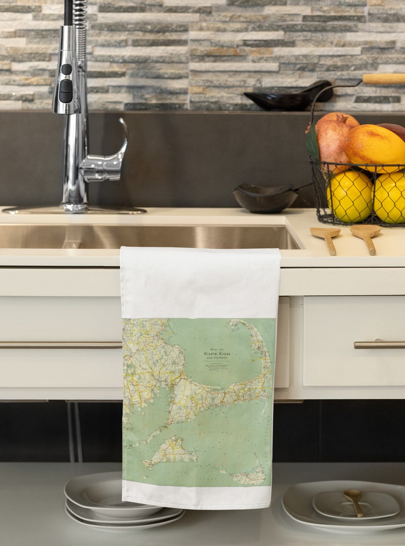 Acme Baby Co. Cape Cod Map Floursack Towel - Thumbnail 2