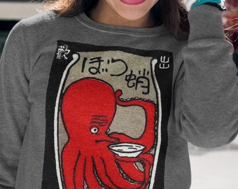 Red Octopus Matches Unisex Sweatshirt