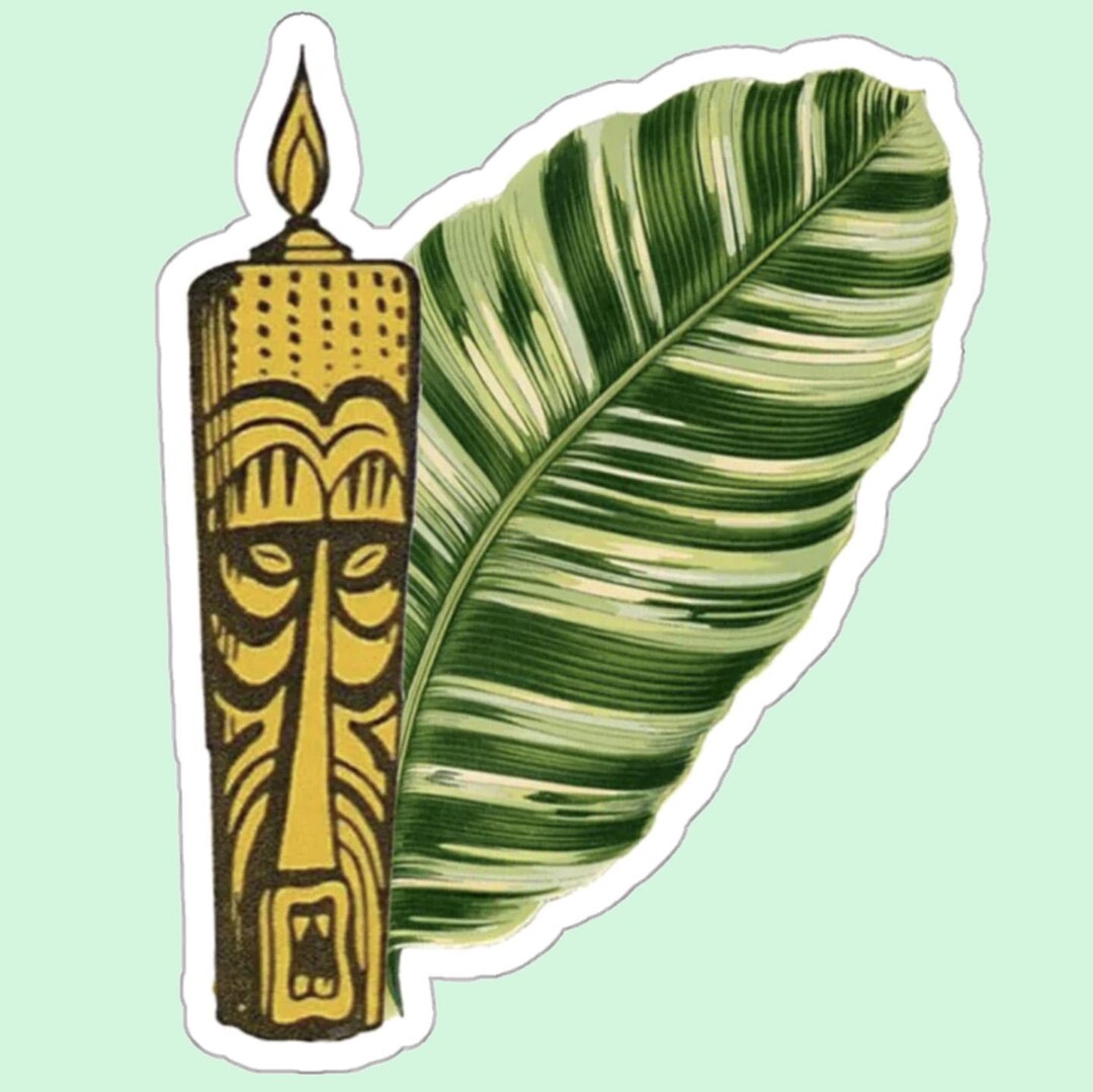 Tiki Die-cut Sticker - Etsy