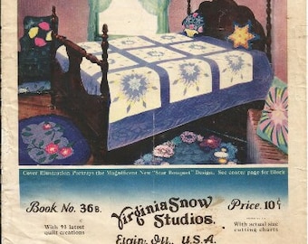 Circa 1930 Depression Era Quilt Patterns-Grandma Dexter-Virginia Snow Digital Download PDF