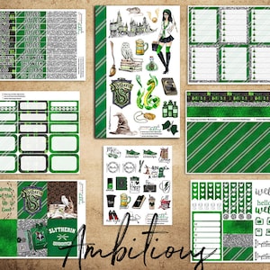 AMBITIOUS Magic School Sticker Set OR A La Carte | Choice of set or separates;  choice of skintone