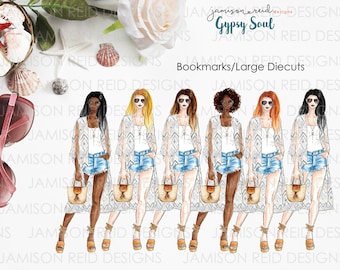 Gypsy Soul Bookmark or Die-Cut